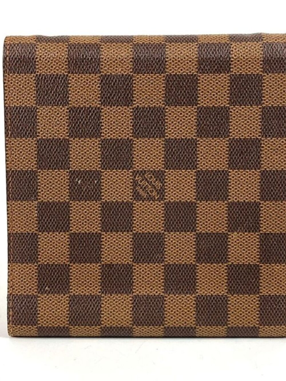 Louis Vuitton Pouch CD Case Dvd Damier Canvas Ebene Brown - Picture 2 of 9